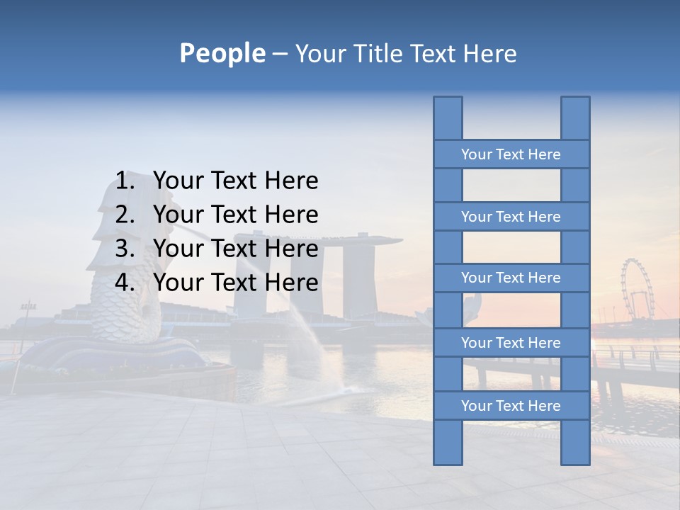 A Statue Of A Horse Is Spewing Water Into The Air PowerPoint Template