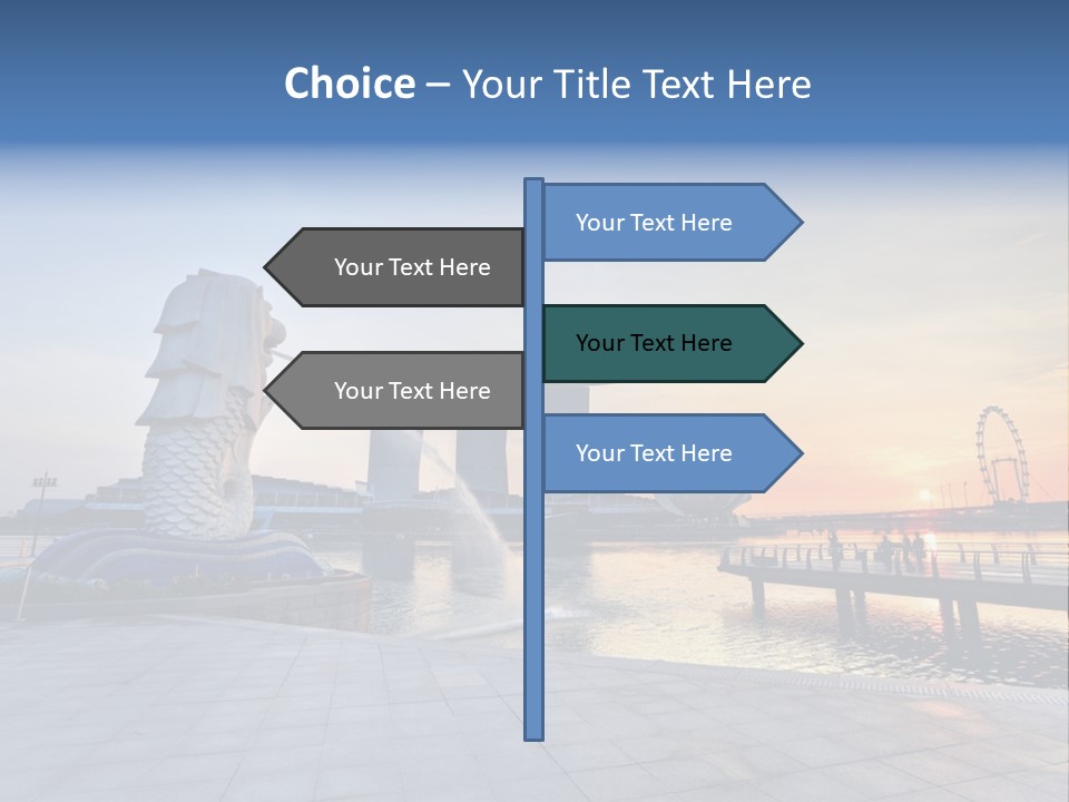 A Statue Of A Horse Is Spewing Water Into The Air PowerPoint Template