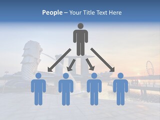 A Statue Of A Horse Is Spewing Water Into The Air PowerPoint Template