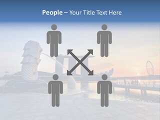 A Statue Of A Horse Is Spewing Water Into The Air PowerPoint Template