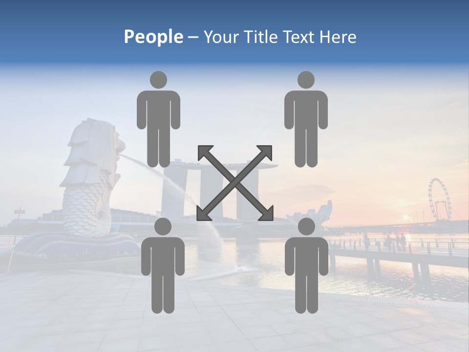 A Statue Of A Horse Is Spewing Water Into The Air PowerPoint Template