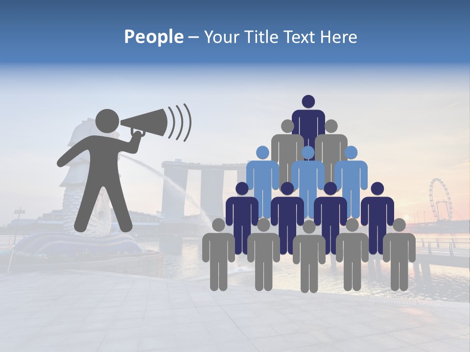 A Statue Of A Horse Is Spewing Water Into The Air PowerPoint Template