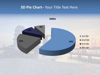 A Statue Of A Horse Is Spewing Water Into The Air PowerPoint Template