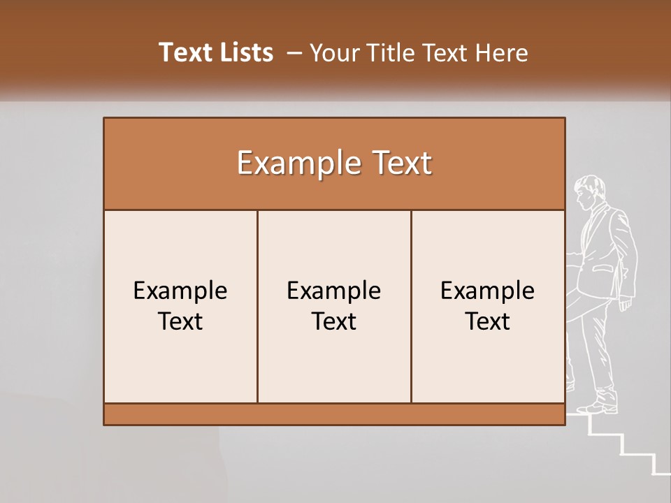 A Person Drawing A Stair With A Marker On A Chalkboard PowerPoint Template