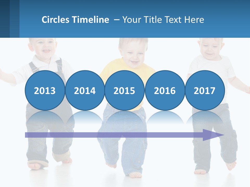 A Group Of Three Children In Overalls And A Yellow Shirt PowerPoint Template