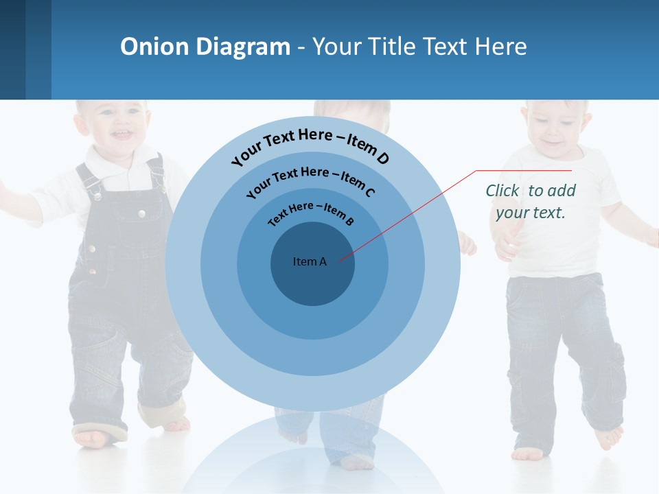 A Group Of Three Children In Overalls And A Yellow Shirt PowerPoint Template