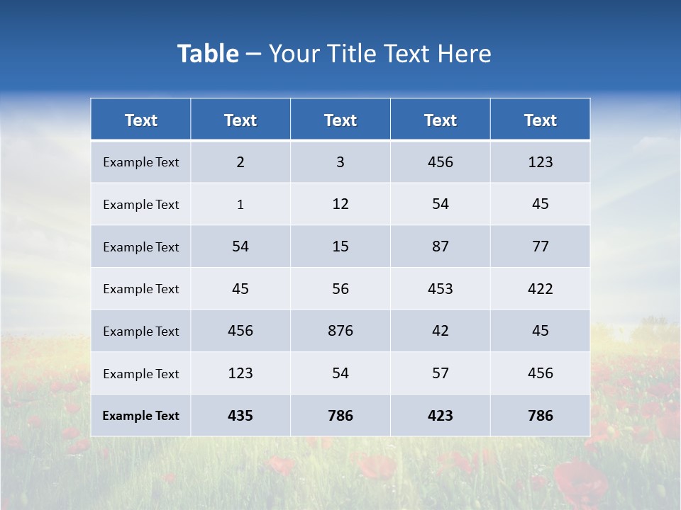A Man Standing In A Field With His Hands Up PowerPoint Template