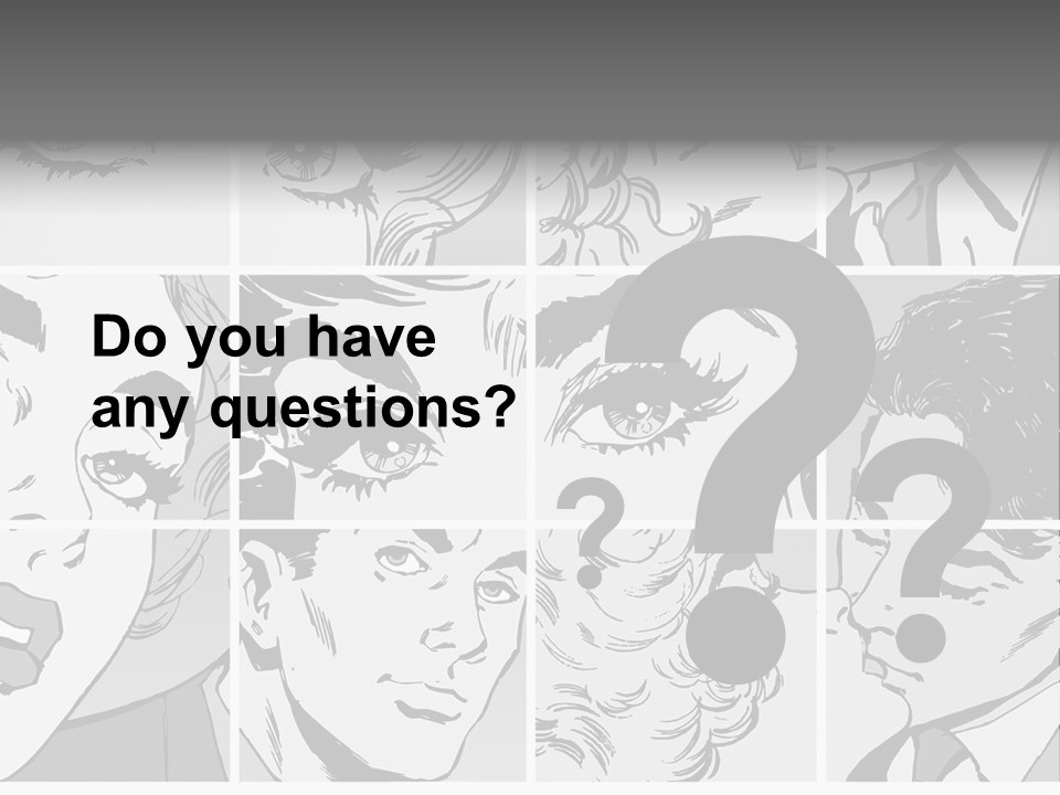 A Series Of Black And White Images Of A Woman's Eyes PowerPoint Template