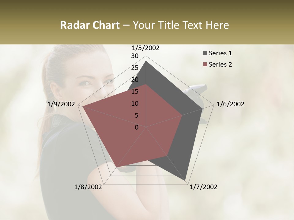 A Woman Taking A Picture With A Camera PowerPoint Template