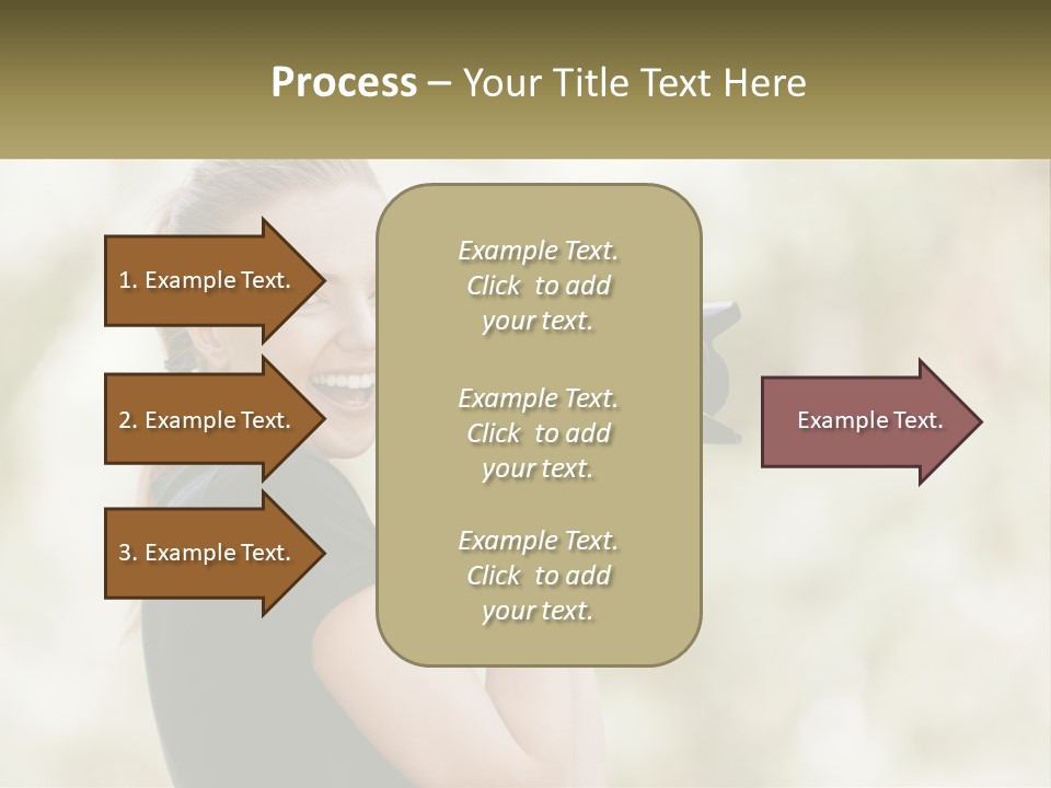 A Woman Taking A Picture With A Camera PowerPoint Template