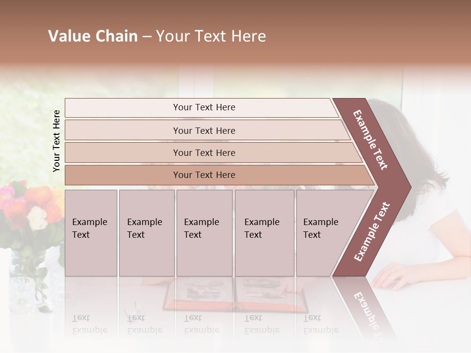A Group Of People Sitting Around A Table With A Baby PowerPoint Template