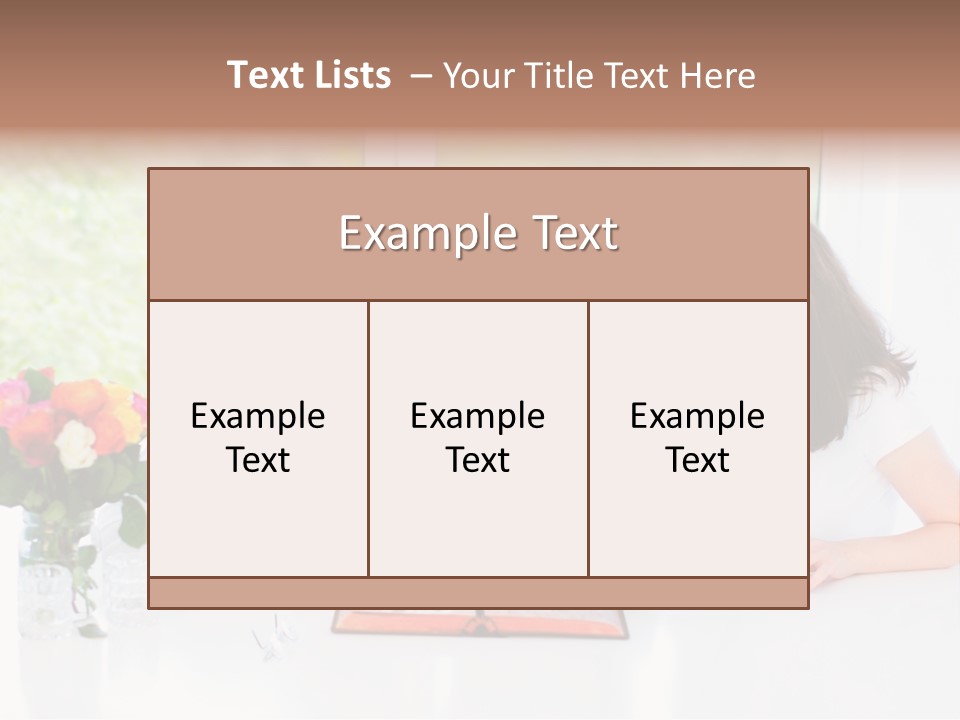 A Group Of People Sitting Around A Table With A Baby PowerPoint Template