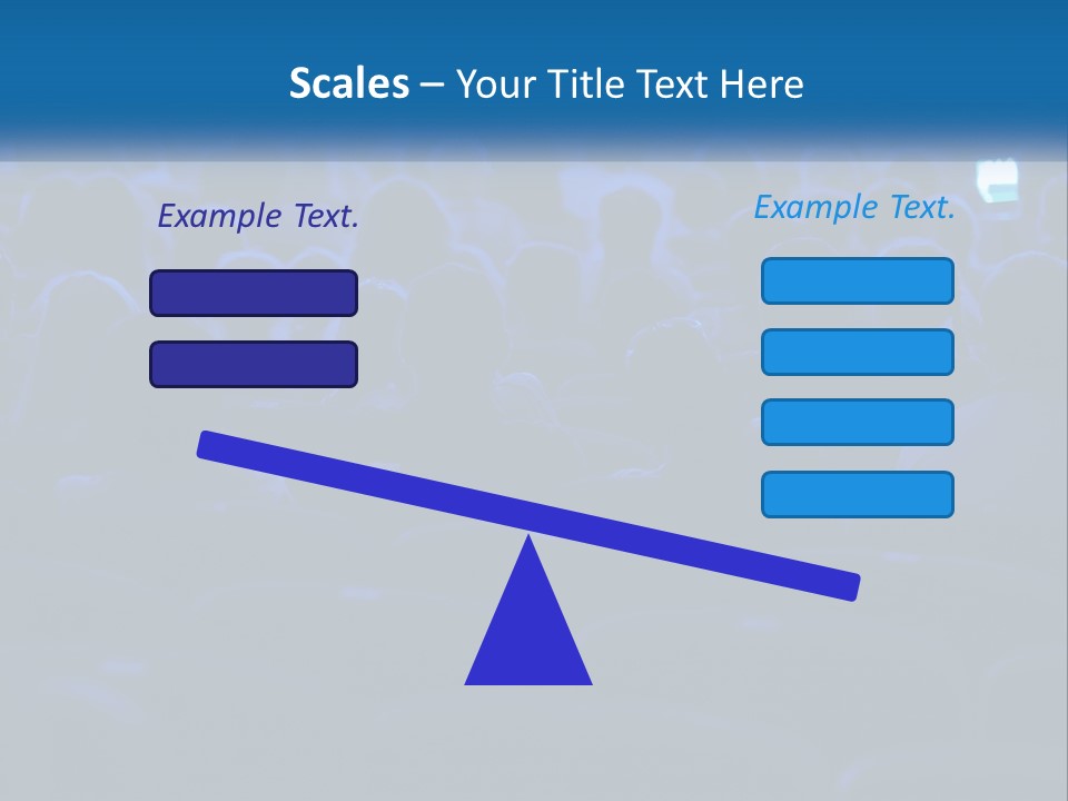A Crowd Of People In A Theater Watching A Presentation PowerPoint Template
