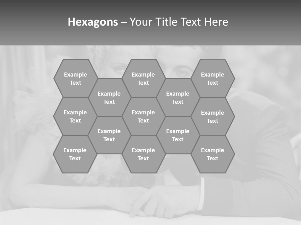 A Man And A Woman Drinking A Drink Together PowerPoint Template