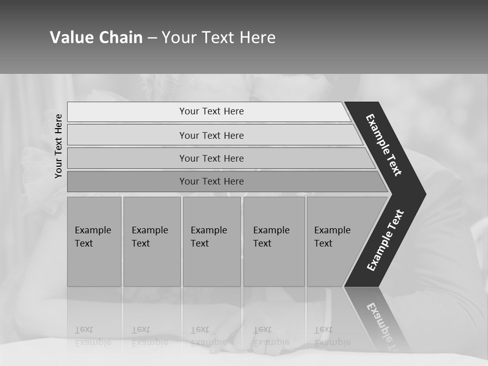 A Man And A Woman Drinking A Drink Together PowerPoint Template