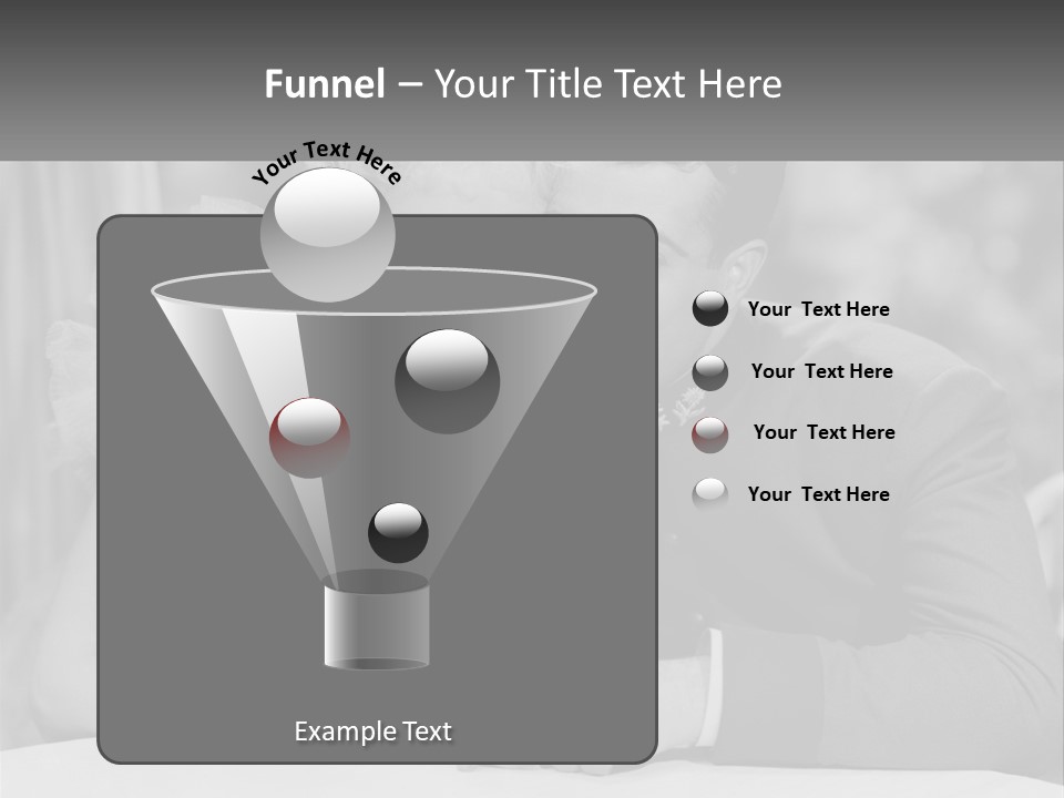 A Man And A Woman Drinking A Drink Together PowerPoint Template