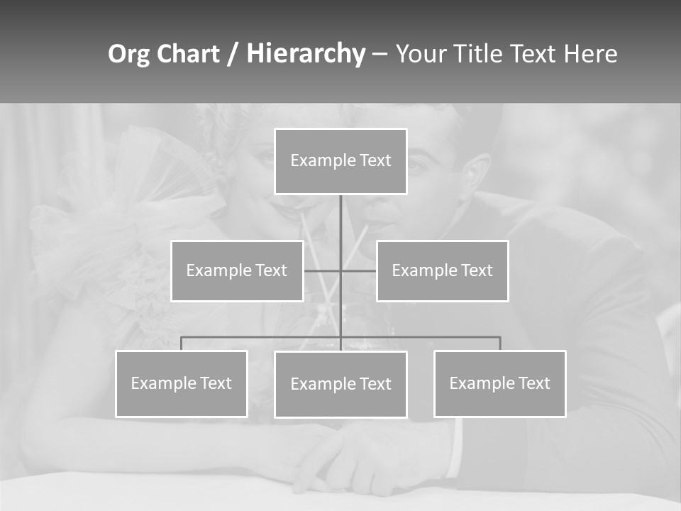 A Man And A Woman Drinking A Drink Together PowerPoint Template
