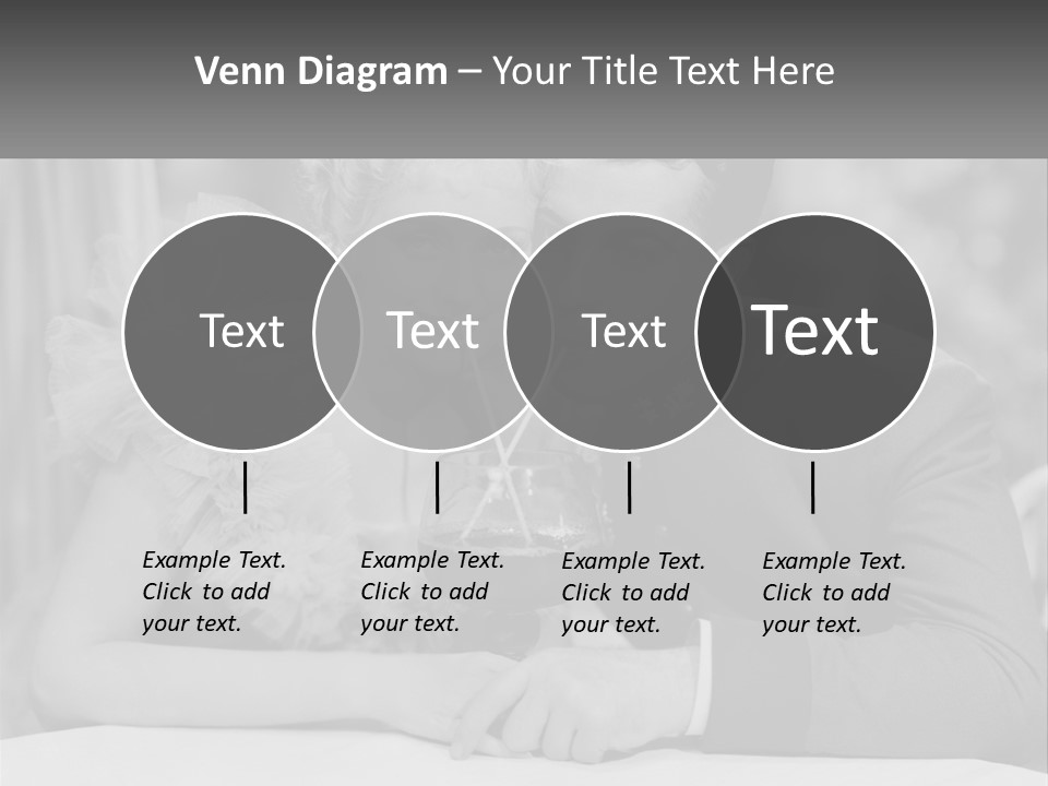 A Man And A Woman Drinking A Drink Together PowerPoint Template