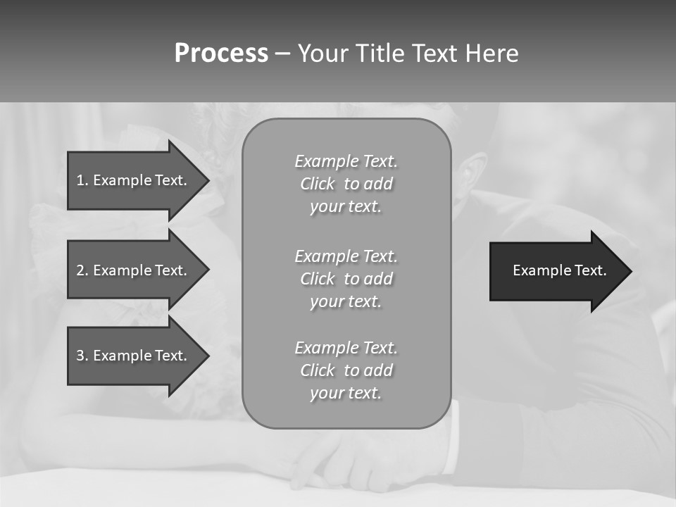 A Man And A Woman Drinking A Drink Together PowerPoint Template