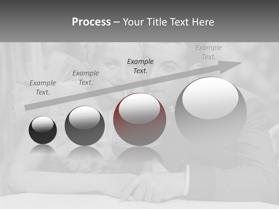 A Man And A Woman Drinking A Drink Together PowerPoint Template