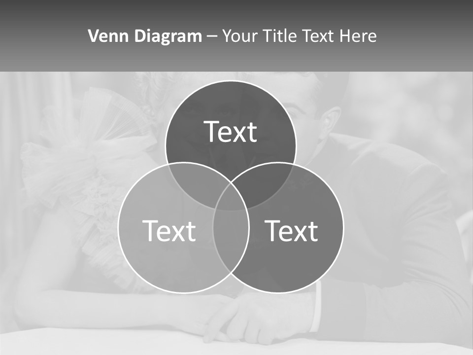 A Man And A Woman Drinking A Drink Together PowerPoint Template