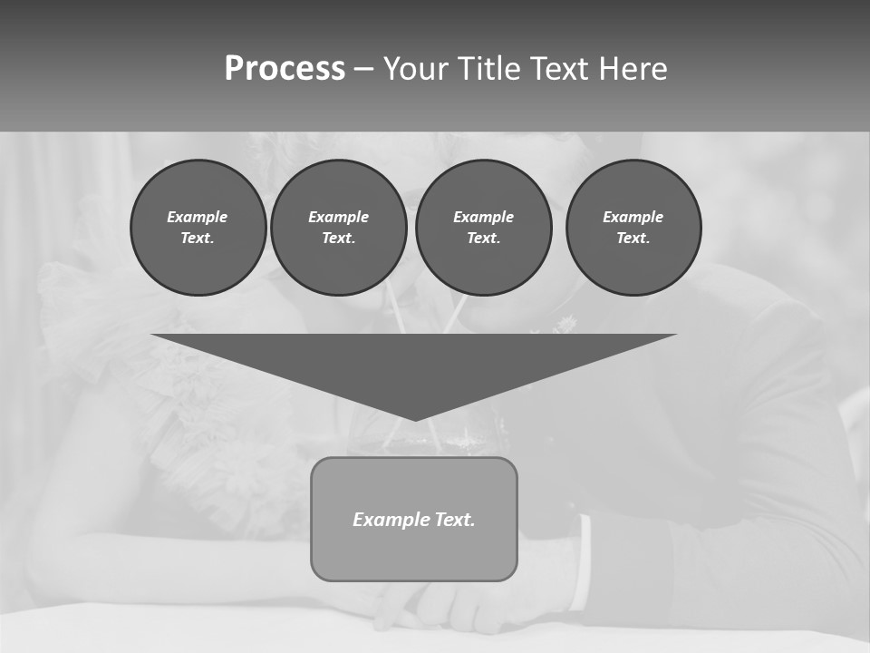 A Man And A Woman Drinking A Drink Together PowerPoint Template