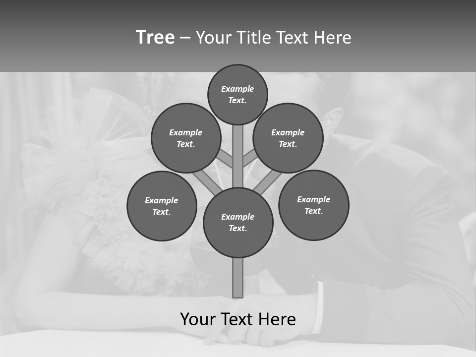 A Man And A Woman Drinking A Drink Together PowerPoint Template