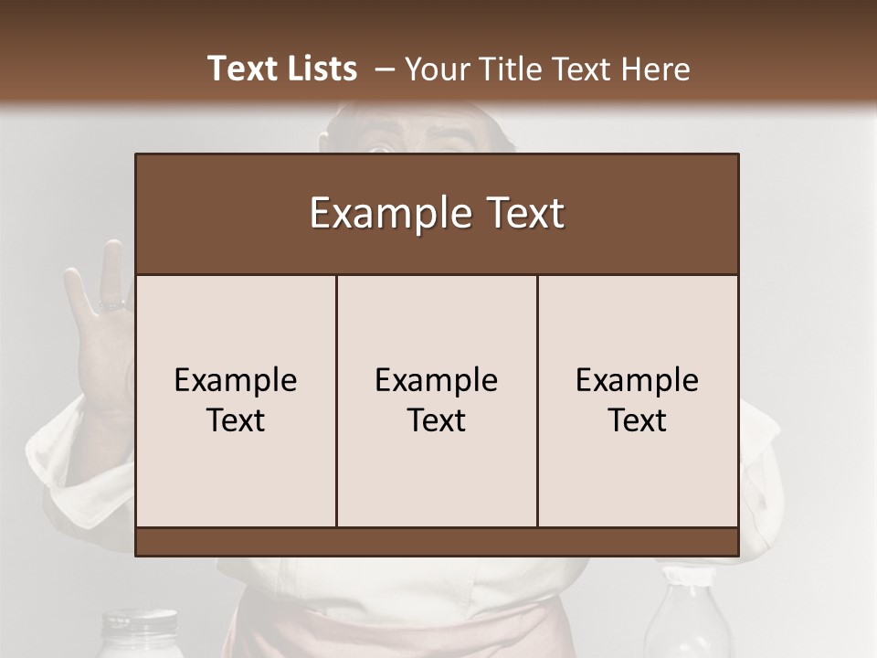 A Man In A Chef's Hat Sitting At A Table With A Plate Of PowerPoint Template