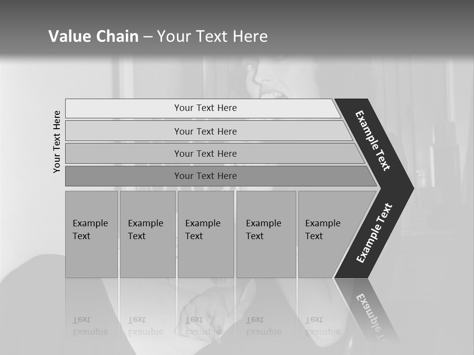 A Woman Sitting In A Chair Eating Food PowerPoint Template