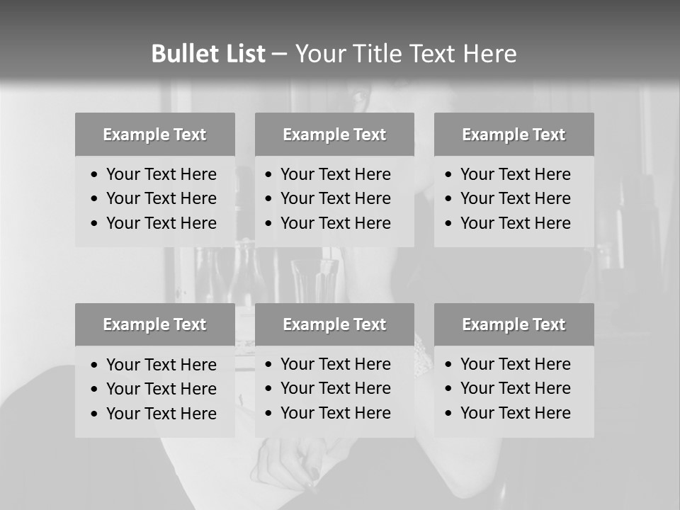 A Woman Sitting In A Chair Eating Food PowerPoint Template