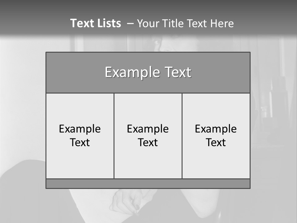 A Woman Sitting In A Chair Eating Food PowerPoint Template