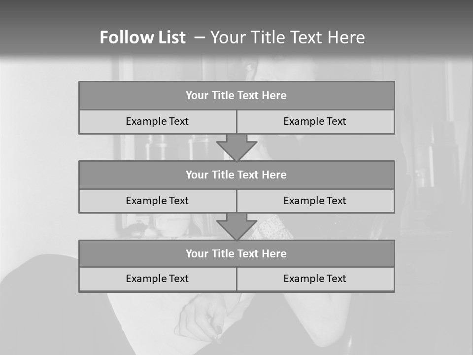 A Woman Sitting In A Chair Eating Food PowerPoint Template