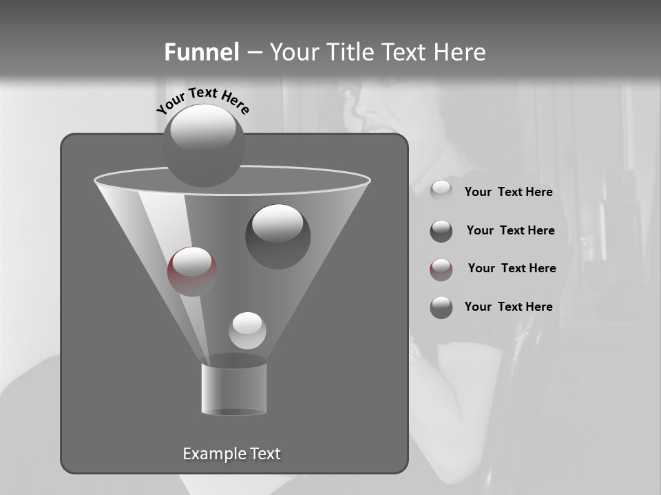 A Woman Sitting In A Chair Eating Food PowerPoint Template