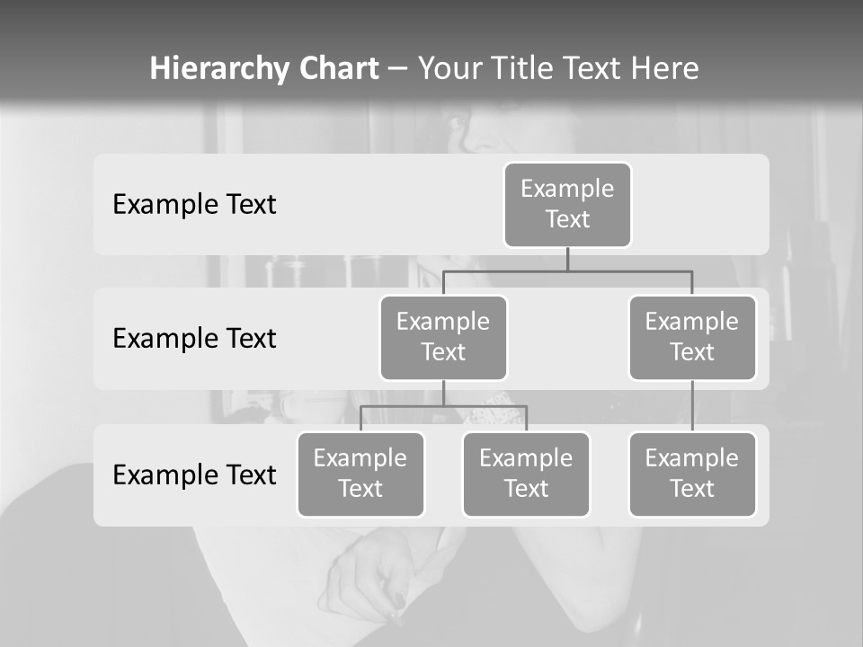 A Woman Sitting In A Chair Eating Food PowerPoint Template