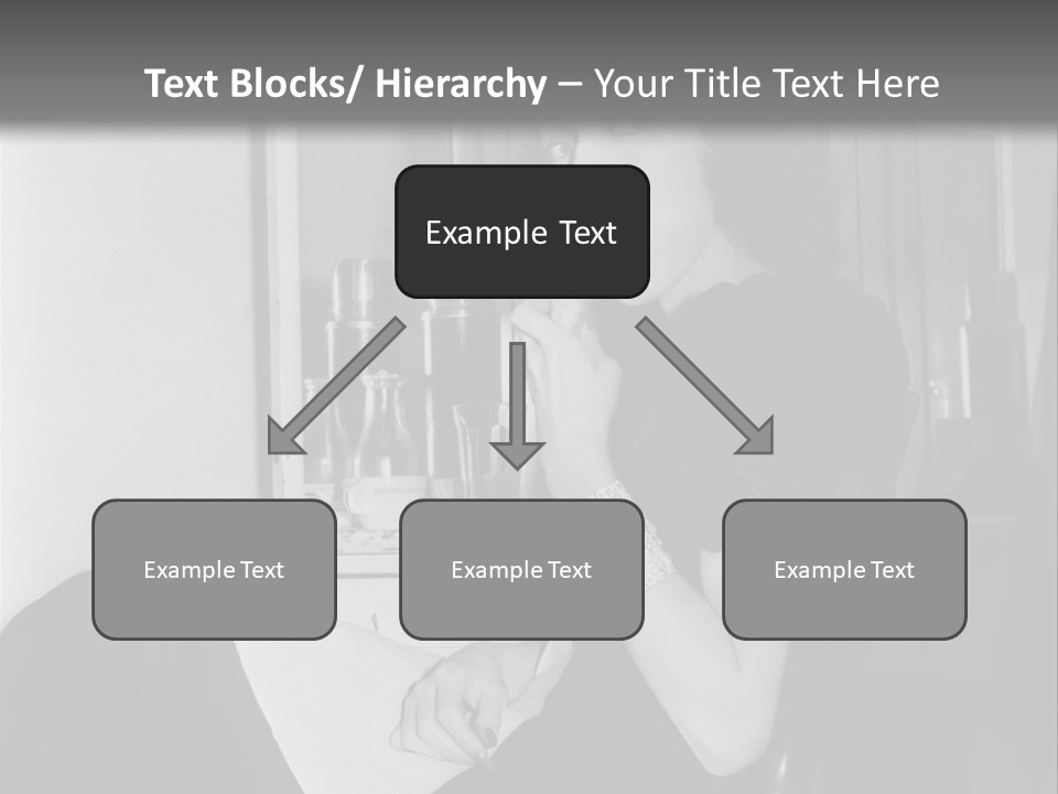 A Woman Sitting In A Chair Eating Food PowerPoint Template
