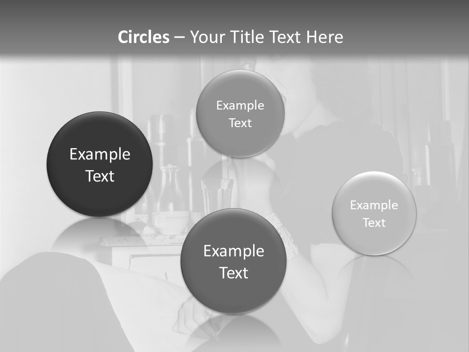 A Woman Sitting In A Chair Eating Food PowerPoint Template