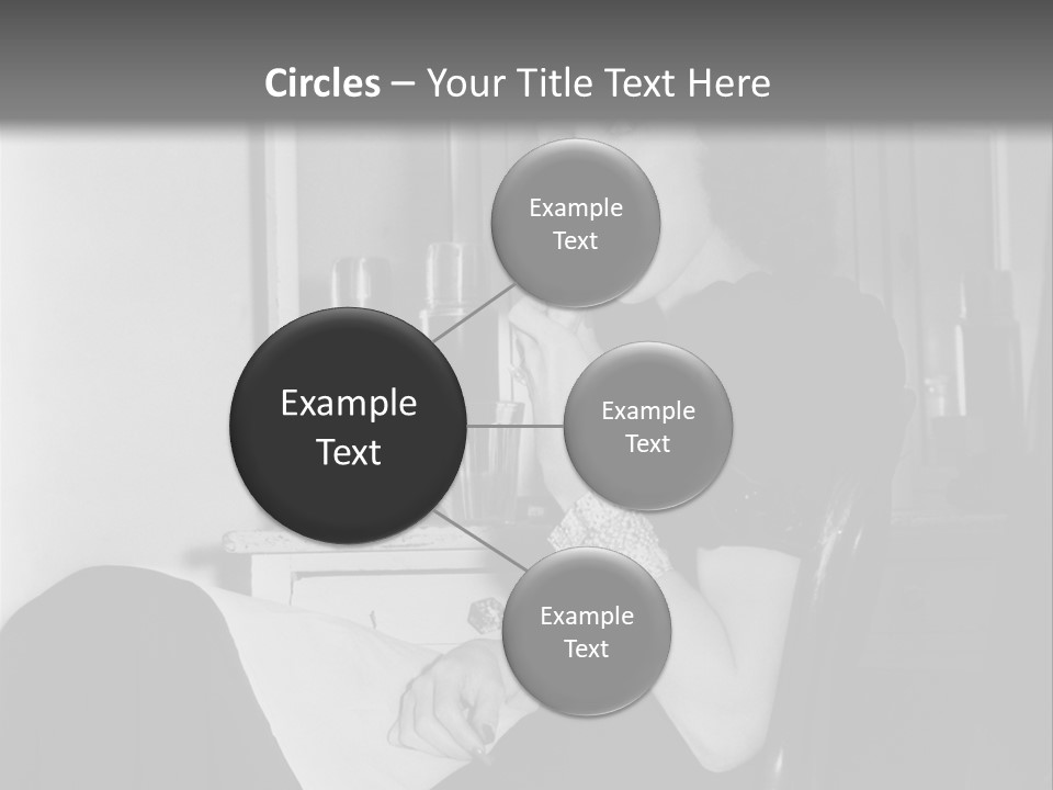A Woman Sitting In A Chair Eating Food PowerPoint Template