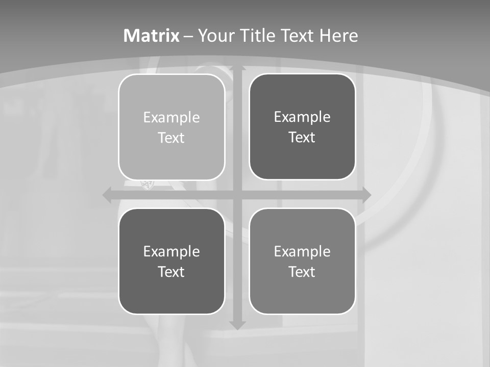 A Woman In A Short Skirt Is Holding A Hoop PowerPoint Template