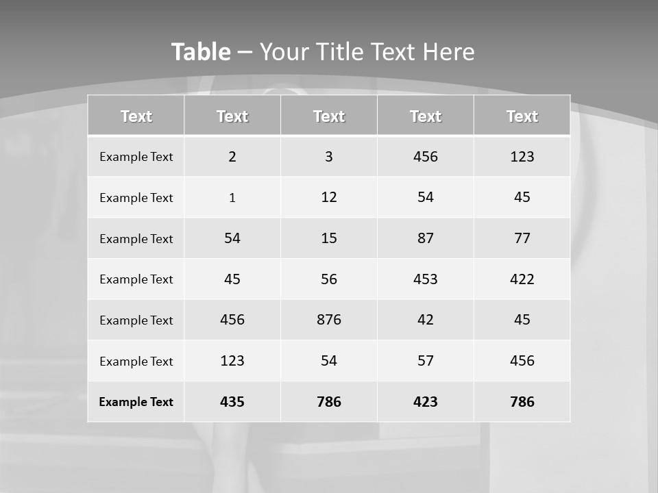 A Woman In A Short Skirt Is Holding A Hoop PowerPoint Template