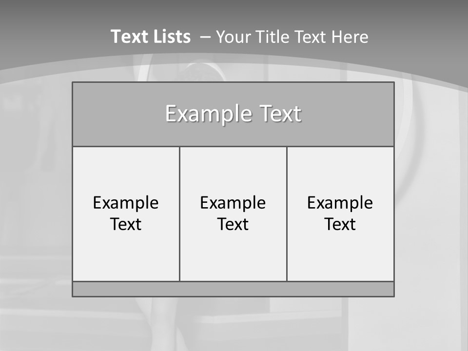 A Woman In A Short Skirt Is Holding A Hoop PowerPoint Template