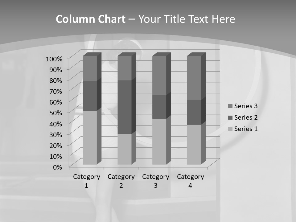 A Woman In A Short Skirt Is Holding A Hoop PowerPoint Template