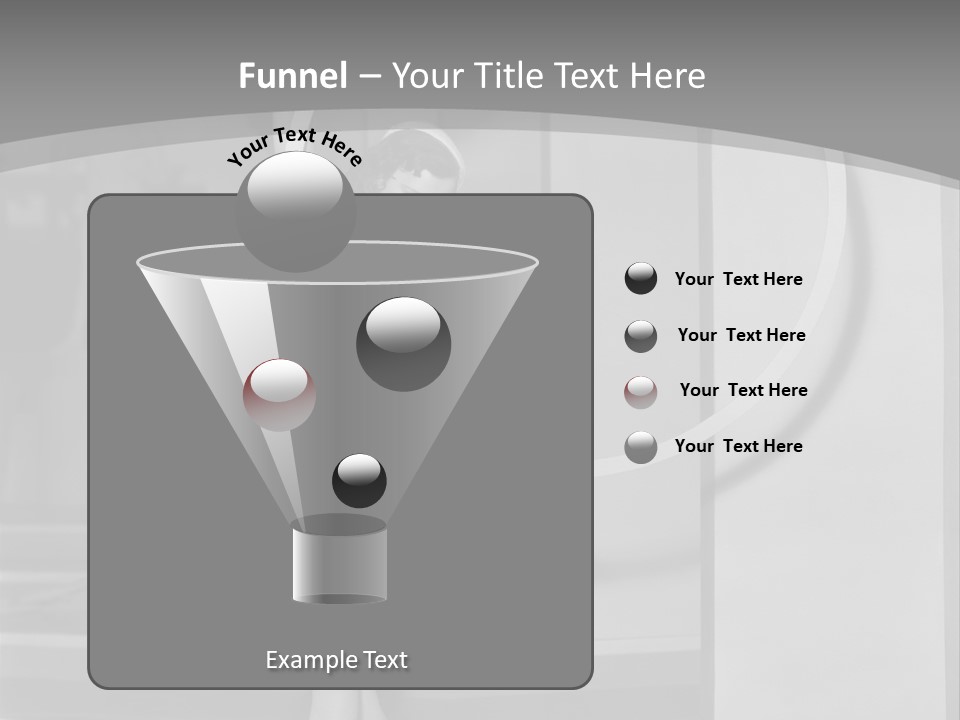 A Woman In A Short Skirt Is Holding A Hoop PowerPoint Template