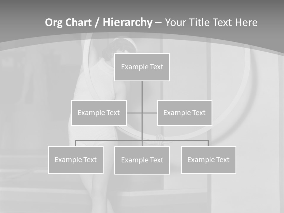 A Woman In A Short Skirt Is Holding A Hoop PowerPoint Template