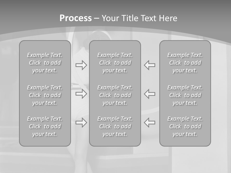 A Woman In A Short Skirt Is Holding A Hoop PowerPoint Template