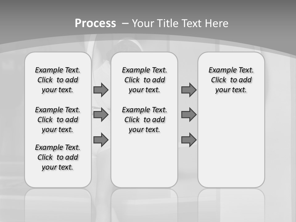 A Woman In A Short Skirt Is Holding A Hoop PowerPoint Template
