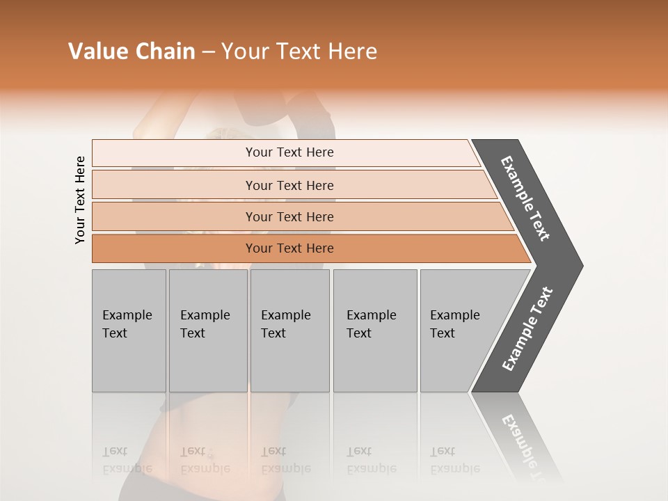 A Woman Holding A Black Object Over Her Head PowerPoint Template
