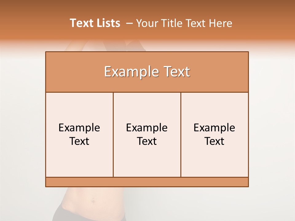 A Woman Holding A Black Object Over Her Head PowerPoint Template