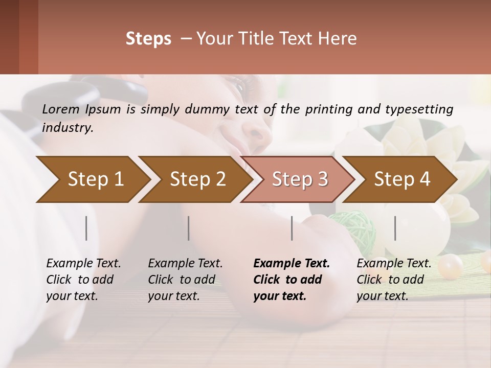 A Young Boy Laying On A Table Next To A Flower Powerpoint Presentation PowerPoint Template