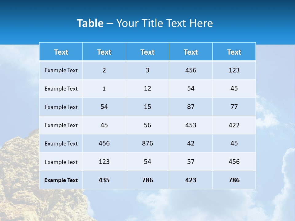 A Man Standing On Top Of A Rock With His Arms In The Air PowerPoint Template