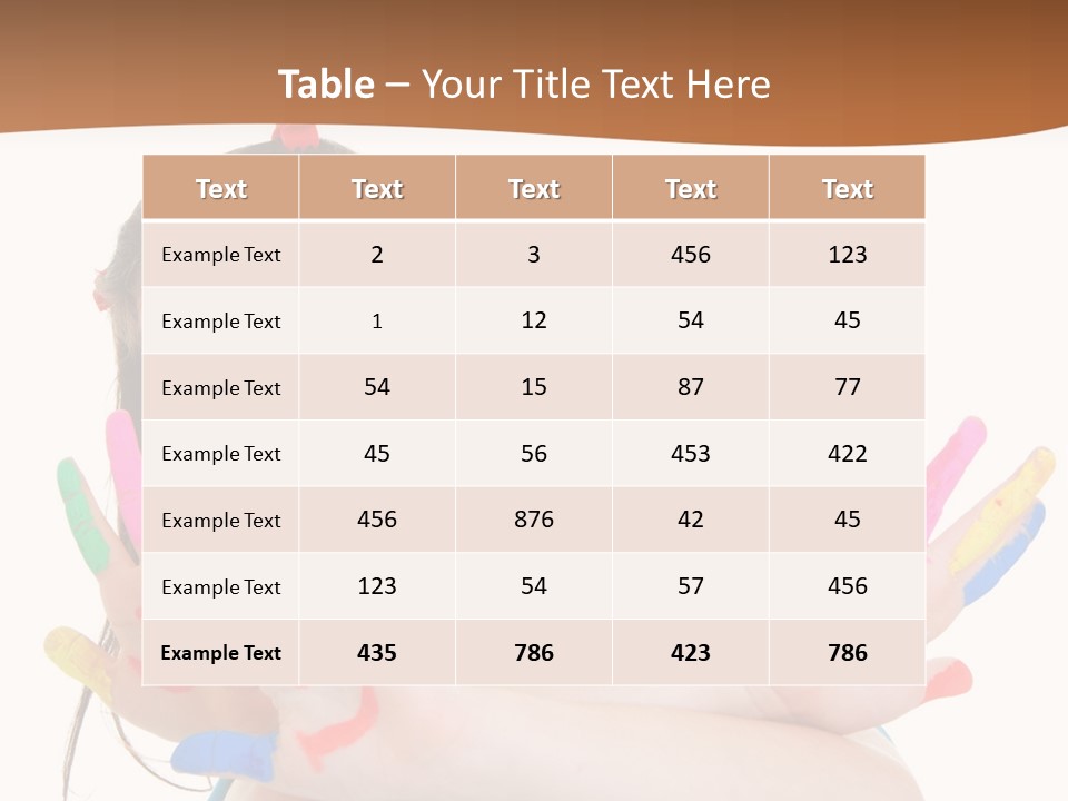 Two Young Girls Are Holding Their Hands In The Air PowerPoint Template